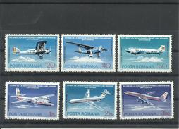 RUMANIA YVERT AEREO  239/44   MNH  ** - Unused Stamps