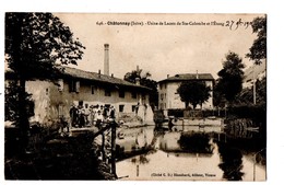 38 - CHÂTONNAY  USINE DE LACETS DE SAINTE-COLOMBE ET L'ETANG - Réf. N°122 - - Châtonnay