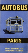 Régie Autonome Des Transports Parisiens - Autobus Paris- 1961  Illustrateur: Georges Redon - Europa