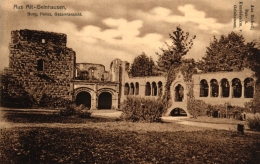 Gelnhausen, Burg, Pallas, Gesamtansicht, Um 1910/20 - Gelnhausen