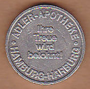 AC -  ADLER APOTHEKE HAMBURG TALER PHARMACY TOKEN JETON - Noodgeld