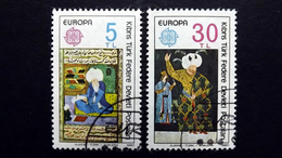 Zypern Türk. 83/4 Oo/ESST, EUROPA/CEPT 1980, Ebuˆ-Su´uˆd Efendi (1490-1573), Selim II. (1524-1574) - Used Stamps