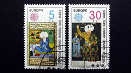 Zypern Türk. 83/4 Oo/ESST, EUROPA/CEPT 1980, Ebuˆ-Su´uˆd Efendi (1490-1573), Selim II. (1524-1574) - Oblitérés