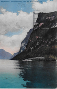 BÜRGENSTOCK → Personenaufzug Hammetschwand Mit Dampfschiff Anno 1921 - Autres & Non Classés