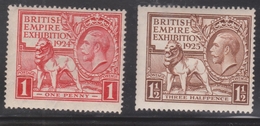 GREAT BRITAIN - Scott # 185-6 MNH (1d) & MH (11/2d) - Nice Set - Nuevos