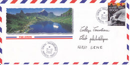 Polynésie Française, Lettre De Papeete De 2000, N° 610 ( Poly17/015) - Covers & Documents