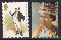 Dos Ello ENGLANS 2012 Y 2013, Picwick De Dickens Y Reina Isabel II * - Unused Stamps