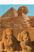 2 Cartes ( Temples En EGYPTE ) - Temples D'Abou Simbel