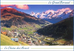 74 - LE GRAND BORNAND, Alt. 1000 M. Première Neige Sur La Chaîne Des Aravis - Faverges