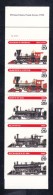 Sc#BK216 Complete Booklet 20x 29-cent American Steam Locomotives Issue, 1994 Stamps, Train Railroad Theme - 1981-...