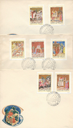 HUNGARY - 1981.Cover Cpl Set - Miniatures From Illuminated Chronicle Of King Louis The Great / Art With Special Cancel. - FDC