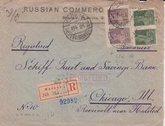 Soviet Union Gold Standart 1924 Schiff Bank - Covers & Documents