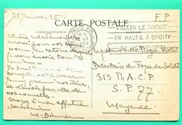 M6 : FLIER DC TAD PARIS  22.11.1925 PUB POSTALE "COLLER LE TIMBRE EN HAUT A DROITE " ( FRANCHISE POSTALE !!) - Lettere In Franchigia Civile