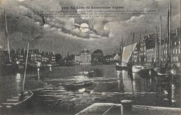 La Lune De Landerneau (Légende) - Vue Générale De Nuit, Illustration - Collection Villard - Contes, Fables & Légendes