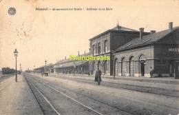 CPA  HASSELT BINNENZICHT DER STATIE INTERIEUR DE LA GARE - Hasselt