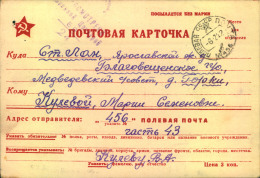 1942, Preprinted Fieldpost Card With Sender Being In The 54 Th Army (Wolchow Front) With Censor No. 24. - Enteros Postales