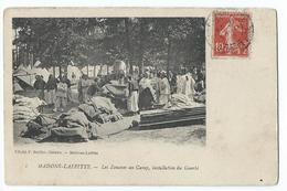 Delcampe - Maisons-Laffitte - Les Zouaves Au Camp, Installation Du Gourbi - Maisons-Laffitte