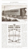 LES TRAINS-TRAMWAYS  1887 - Eisenbahnverkehr