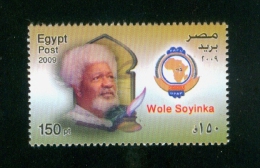 EGYPT / 2009 / NIGERIA / WOLE SOYINKA / NOBEL PRIZE IN LITERATURE / MNH / VF - Nuevos