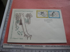 14 First Day Covers Olympic Games  - Collection Envelopes Jeux Olympique - PREMIERE Jour 1956 1960 1964 - Altri & Non Classificati