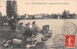 ¤¤  -  1253  -  CHATELAUDREN   -  Lavandières Sur L'Etang  -  Lavoir , Laveuses   -   ¤¤ - Châtelaudren