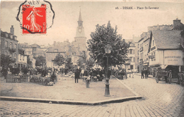 ¤¤  -  28   -  DINAN  -  Place Saint-Sauveur  -  Marché   -   ¤¤ - Dinan