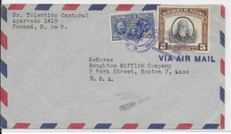 PANAMA - 1948 - ENVELOPPE AIRMAIL => USA - Panama