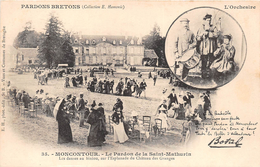 ¤¤  -  35  -  MONCONTOUR   - Le Pardon De La Saint-Mathurin - La Danse Du Biniou, Sur L'Esplanade  -  BOTREL  - Sonneurs - Moncontour