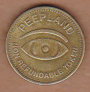 AC - PEEPLAND NON REFUNDABLE PEBRASS TOKEN - JETON - Burdeles