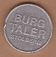 AC - BURG APOTHEKE BURG TALER STOLBERG TOKEN JETON - Noodgeld