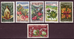 Nelle CALEDONIE - 1964 - YT N° 314 / 316 + 318 + 320 / 321 - Oblitérés - Fleurs - Used Stamps