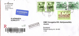 Hungary R-letter ... AX334 - Storia Postale