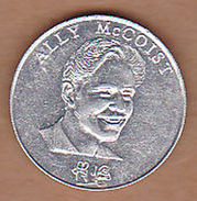 AC - ALLY McCOIST GLASGOW RANGERS SCOTLAND ESSO WORLD CUP COLLECTION ITALY 1990  TOKEN - JETON - Noodgeld