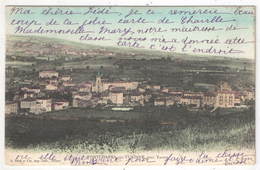 69 - PONTCHARRA-SUR-TURDINE, Près Tarare - Vue Générale - 1904 - Pontcharra-sur-Turdine