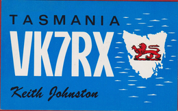 QSL Card Amateur Radio Station Tasmania Australia Hobart 1978 - Radio-amateur
