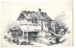 PETITE GRAVURE EURE - ECOUIS - Prints & Engravings