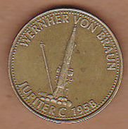 AC - WERNHER VON BRAUN JUPITER C 1958 SHELL TOKEN - JETON - Monetary /of Necessity