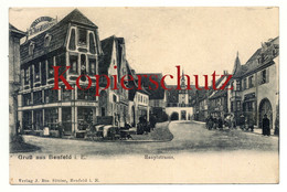 Benfeld 1908, Hauptstrasse Nach Neustadt, Pfalz - Benfeld