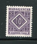 MADAGASCAR- Taxe Y&T N°31- Neuf Sans Charnière ** - Strafport