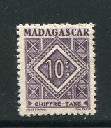 MADAGASCAR- Taxe Y&T N°31- Neuf Avec Charnière * - Impuestos