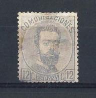 SP21) 1872-73 Effigie AMEDEO I  12c. MLH  Unific. 121 - Nuovi