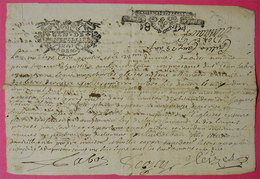 Type 1698 & 1704 Généralité De Montpellier Sur Papier N°138 De 8 Deniers & Quart De Feuille 8D N°148 Indice 9 & 8 - Cachets Généralité