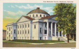 Kentucky Henderson First Methodist Church Curteich - Henderson