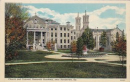 Kentucky Bardstown Church And Convent Nazareth Academy Curteich - Mammoth Cave