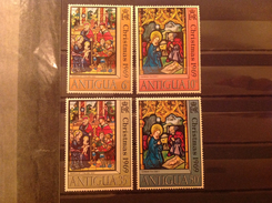 Antigua 1969 Christmas MNH SG 252-5 Mi 213-6 - 1960-1981 Autonomie Interne