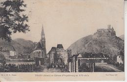 Delcampe - THANN Et Château D'Engelsborg Au XVI è Siècle ( Gravure )  PRIX FIXE - Thann
