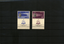 Israel 1952 Michel 67-68 Postfrisch / Mint Never Hinged (1) - Oblitérés (avec Tabs)