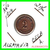 GERMANY - IMPERIO - DEUTSCHES REICH - 2 Pfn. AÑO 1914-A - Copper, 20 Mm - 2 Pfennig