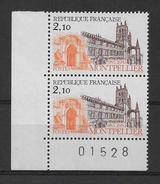 FRANCE 1985 - Timbre N°2350 En Paire Avec BDF & Numéro De Planche - Neufs - Nuevos