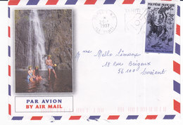 Polynésie Française, Lettre De 1997,PAPEETE ,ILE DE TAHITI, N°517 ( Poly17/027) - Brieven En Documenten